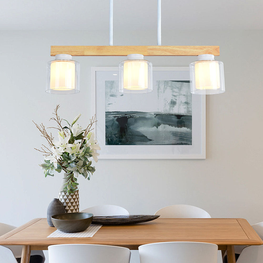 Nordic Wood Kitchen Bar pendant light