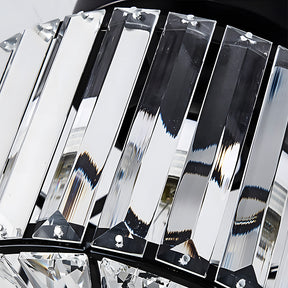 Crystal Semi Flush Mount Ceiling Light for Hallway 23cm E27