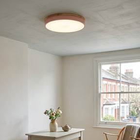 Aria Wood Flush Mount Ceiling Lamp