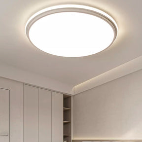 Modern Dimmable Round Silicone LED Ceiling Lights For Bedroom