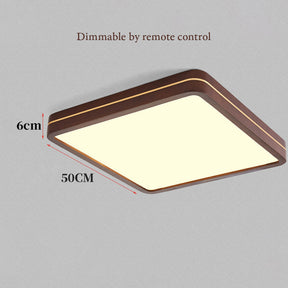 Simple Square Dimmable Bedroom LED Ceiling Light