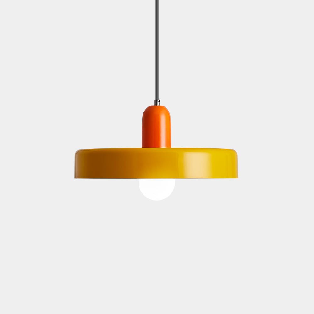 Bauhaus Modern Colorful Iron Pendant Light For Living Room