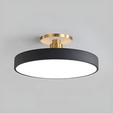 Modern Concise Circular LED Semi Flush Mount Ceiling Light