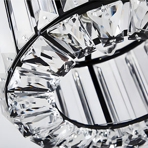 Crystal Semi Flush Mount Ceiling Light for Hallway 23cm E27