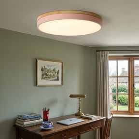 Aria Wood Flush Mount Ceiling Lamp
