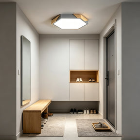 Modern Flush Mount Hexagonal LED Ceiling Lights for Hallway