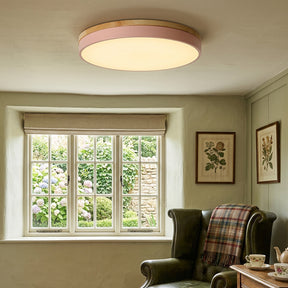 Aria Wood Flush Mount Ceiling Lamp