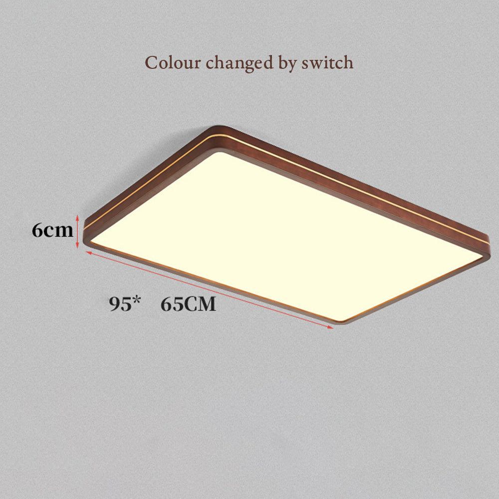 Simple Square Dimmable Bedroom LED Ceiling Light