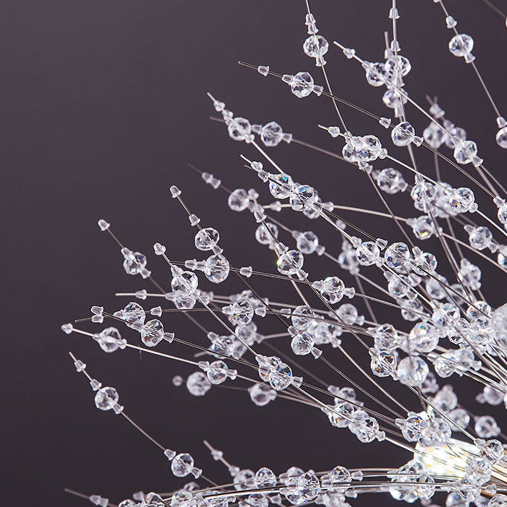 Modern Dandelion Chandelier Luxury Firework Pendant Light for Dining Room