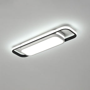 Black Simple Corridor Long LED Low Ceiling Lights