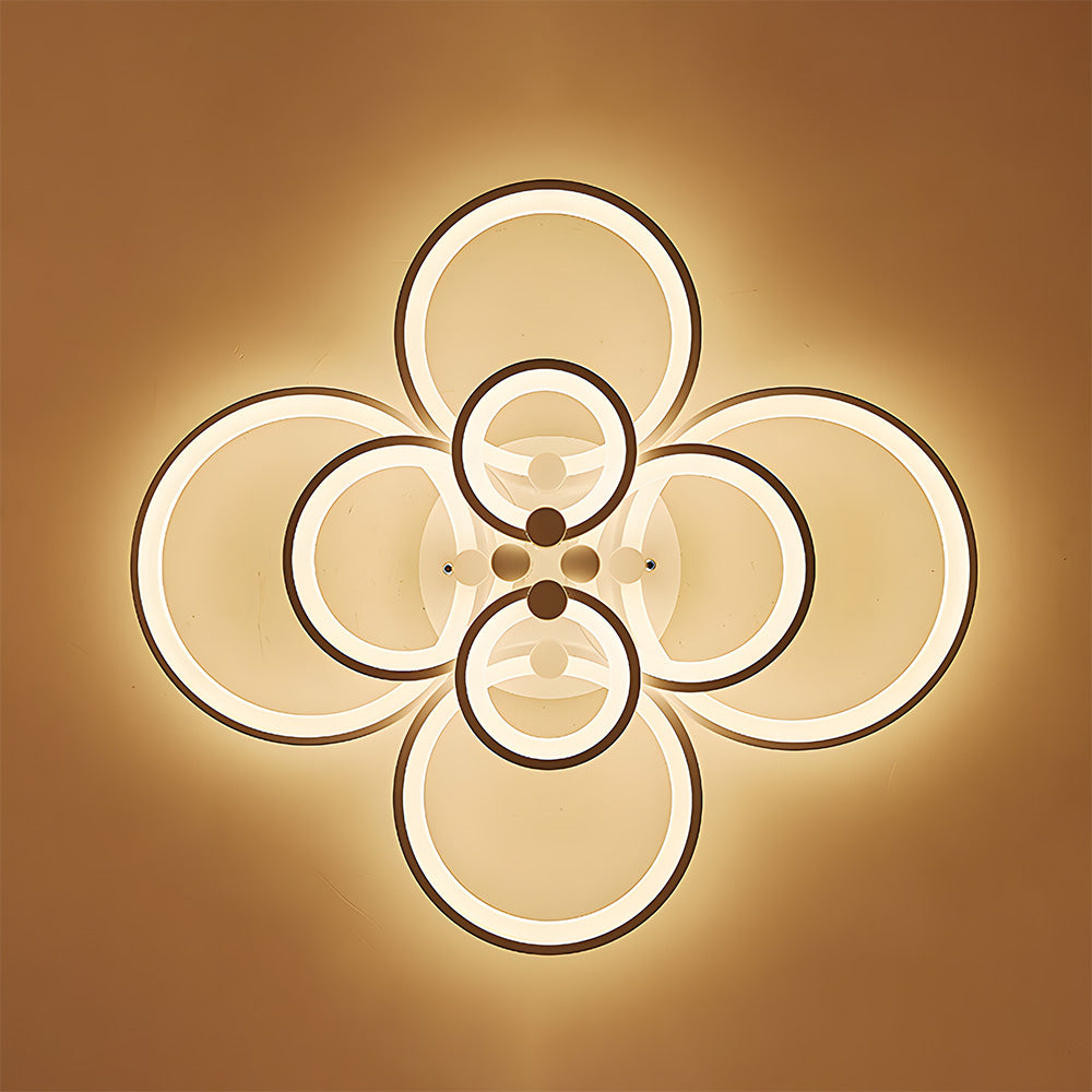 Unique Design Multi-circle LED Living Room Ceiling Light