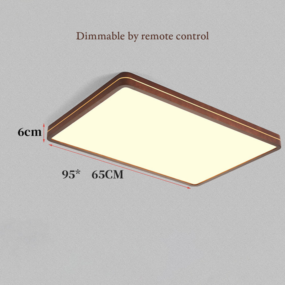 Simple Square Dimmable Bedroom LED Ceiling Light