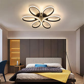 Minimalist Petal Metal LED Living Room Ceiling Light