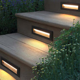 Outdoor Sensor Black Step Lights
