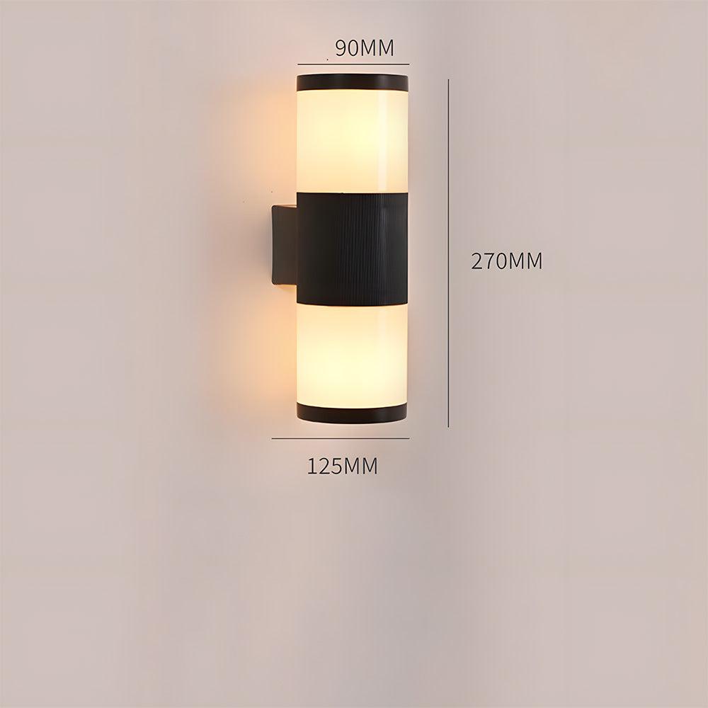 Modern Up and Down Waterproof Wall Sconce for Outdoor Porch