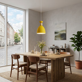 Nordic Wooden Metal Pendant Light Fixture for Kitchen Island