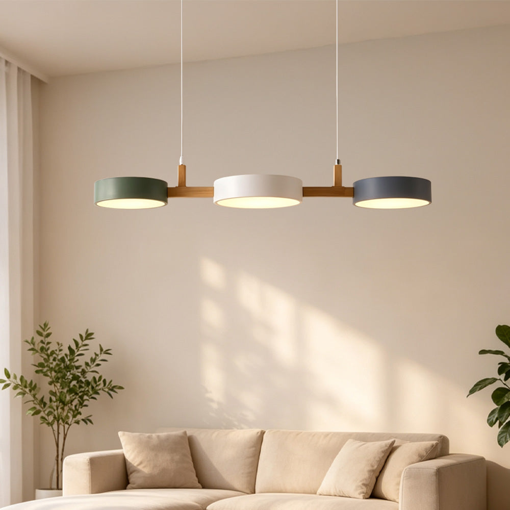 Aria Nordic Wood Pendant Chandelier