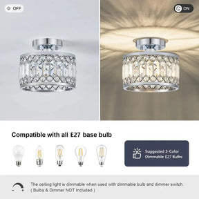 Contemporary Ceiling Lights Crystal Ceiling Light Shade