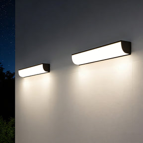 Set of 2 Minimalist Outdoor Waterproof LED Wall Light