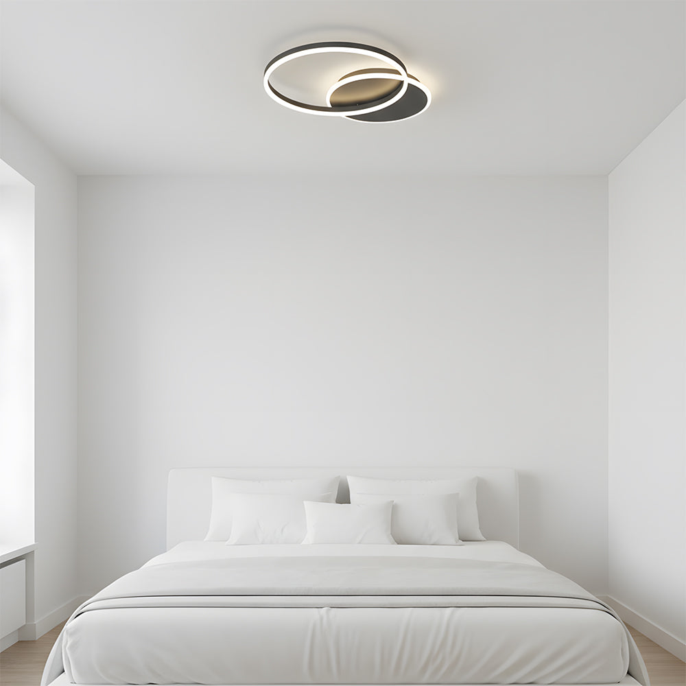 Modern Energy Efficient LED Flush Ceiling Light Fixture for Living Room