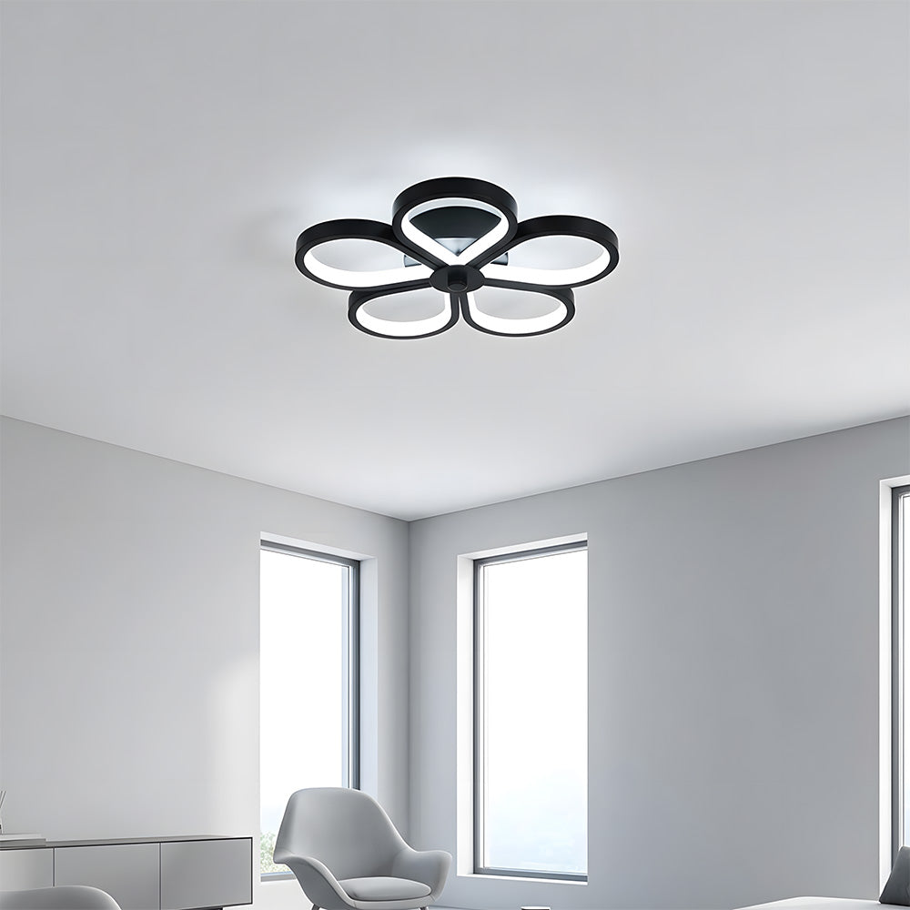 Contemporary LED Flush Mount Acrylic Ceiling Lights for Bedroom