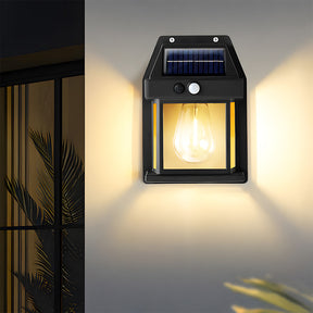 Solar Outdoor Lights Exterior Front Porch PIR Sensor Security Outdoor Wall Light
