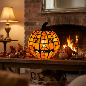 Halloween Glowing Pumpkin Decor Table Lamp for Bedroom Tabletop Decoration