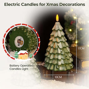 Christmas Tree Candles Light, Xmas Decorations Christmas Gifts