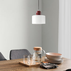 Bauhaus Small Glass Art Pendant Light For Kitchen Island