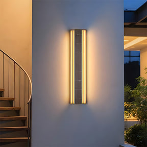 Modern Exterior Solar Wall Lights for House Garage Porch Patio, Dusk to Dawn