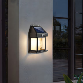 Solar Outdoor Lights Exterior Front Porch PIR Sensor Security Outdoor Wall Light
