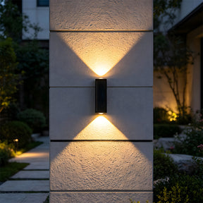 Up and down IP65 Solar LED Outdoor Wall Lights for Entryway