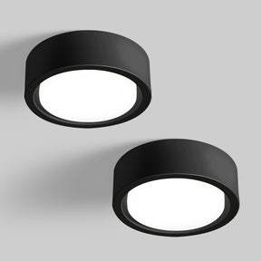 Set of 2 Modern hallway flush ceiling mount light fixtures