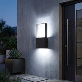 IP65 Aluminium Glass LED Outdoor Garden Wall Lights