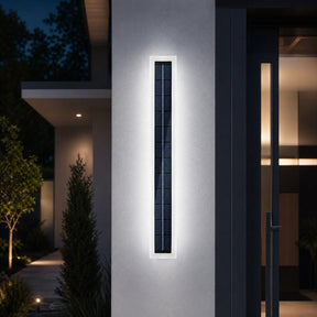 IP65 Solar Outdoor Wall Lights Exterior Garden Courtyard Villa Front Door Lighting, Dusk-to-Dawn
