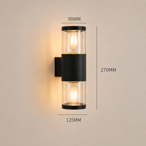 Modern Up and Down Waterproof Wall Sconce for Outdoor Porch