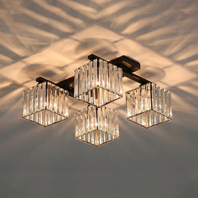 Luxury Crystal Bedroom Gold Ceiling Light