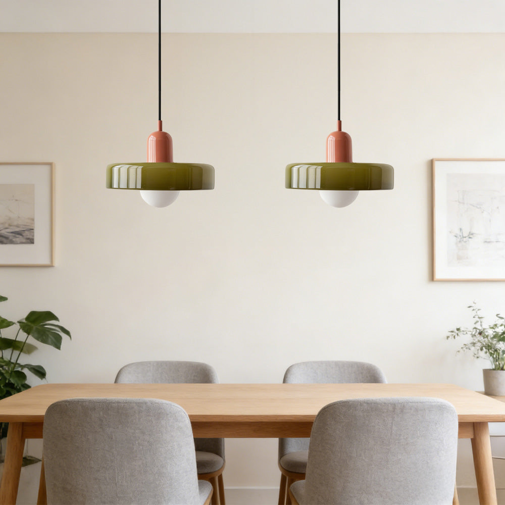 Bauhaus Modern Art Decor Colorful Glass Ceiling Pendant Light