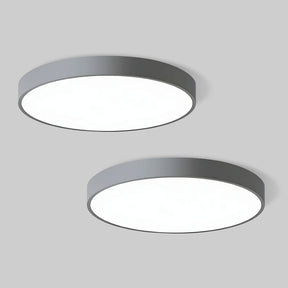 Set of 2 Circular LED Bedroom Low Ceiling Light