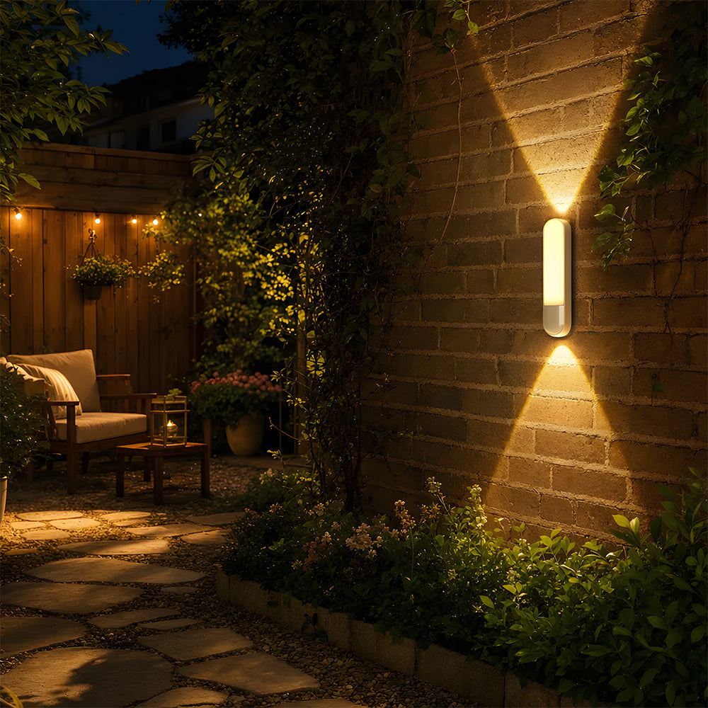 Up and Down Motion Sensor Aluminium Outdoor Wall Lights for Doorways