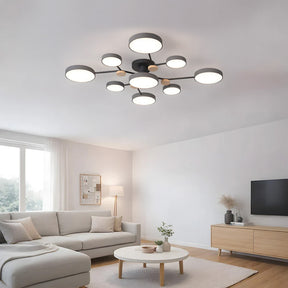 Modern Semi Flush LED Ceiling Lights for Bedroom Living Room