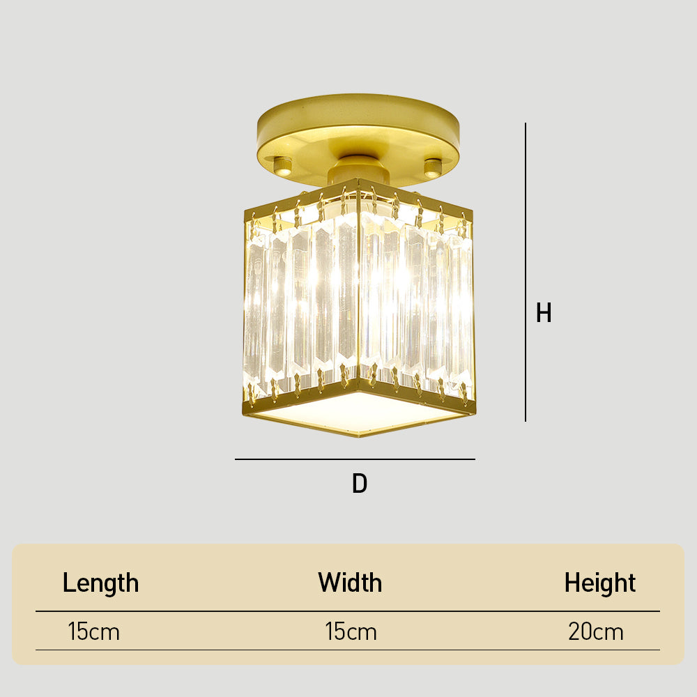 Mini Hallway Crystal Ceiling Lights For Hallway Entryway