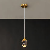 Creative Modern Crystal Gold Raindrop Chandelier