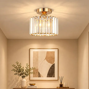 Luna Crystal Drum Ceiling Light