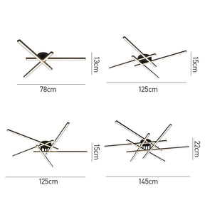 Modern Contemporary Abstract LED Ceiling Lights for Living Room Bedroom