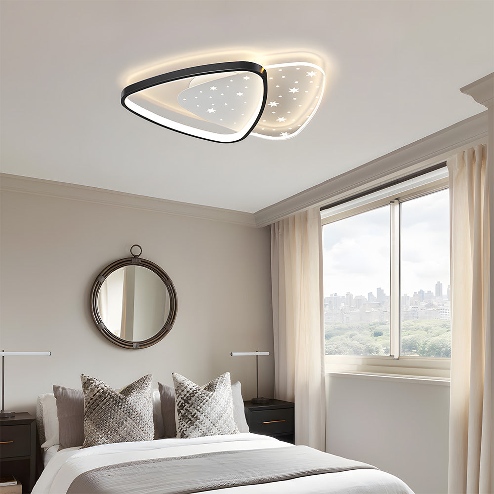 Modern Minimalist Polymorphic Acrylic Bedroom Ceiling Lamp