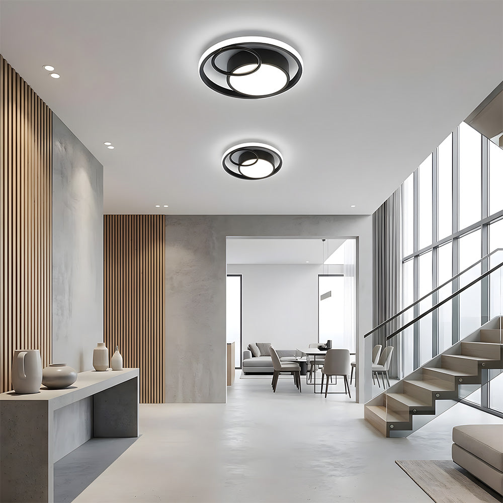 Contemporary LED Flush Mount Acrylic Ceiling Lights for Bedroom