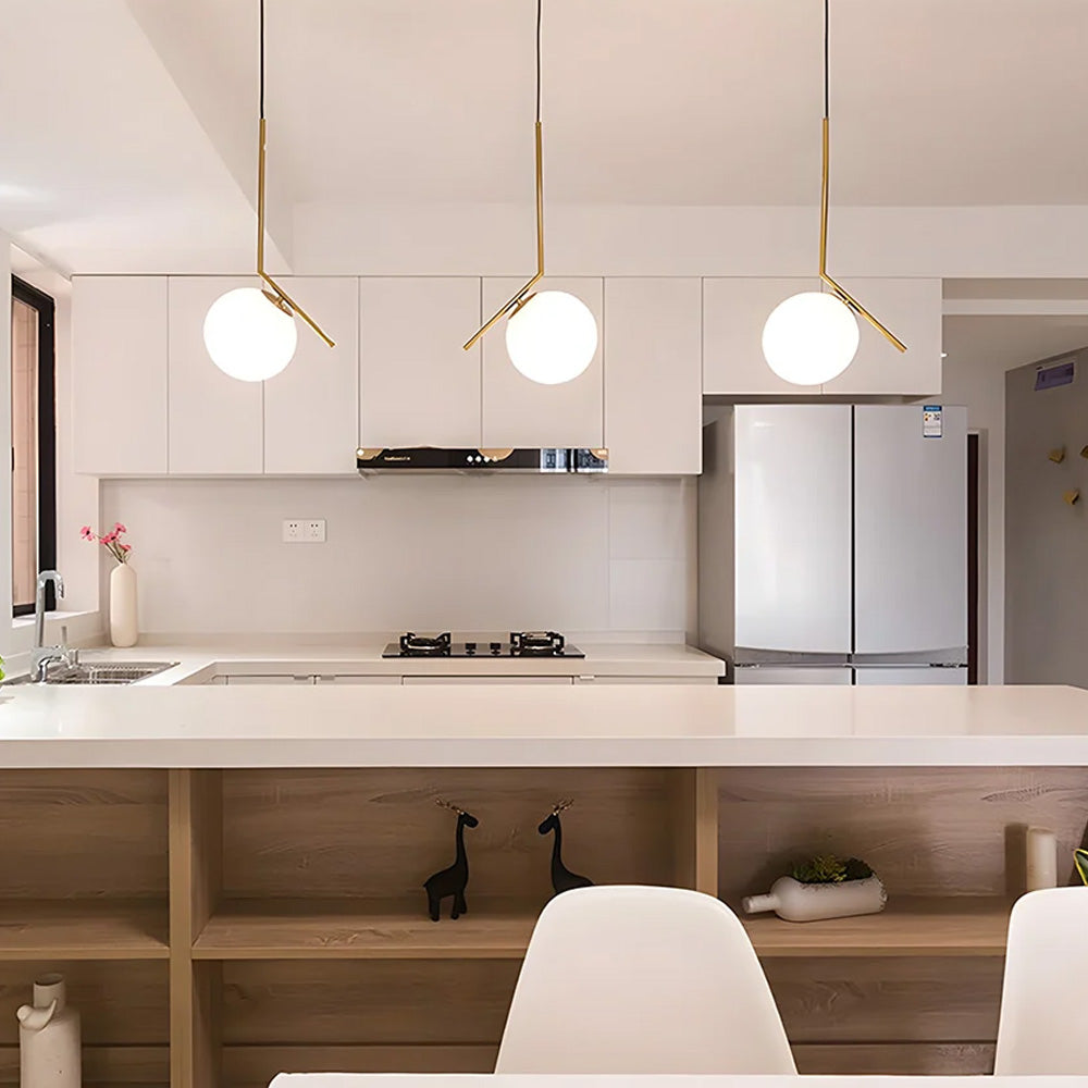 Nordic Luxury Glass Pendant Lights for Kitchen Island Dining Room
