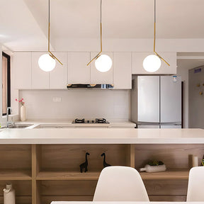 Nordic Luxury Glass Pendant Lights for Kitchen Island Dining Room