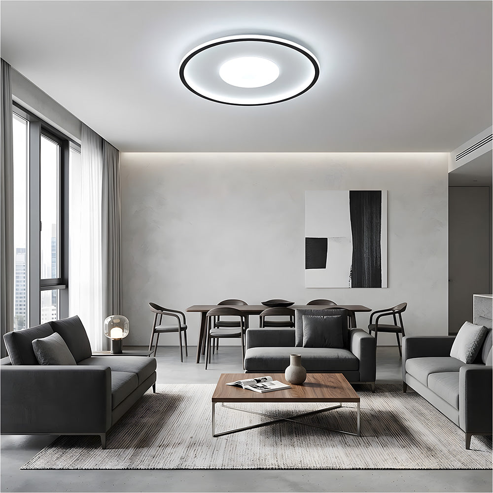Compact Acrylic LED Flush Mount Ceiling Lights for Bedroom